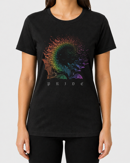 Rainbow Bats Women's Cut T‑Shirt