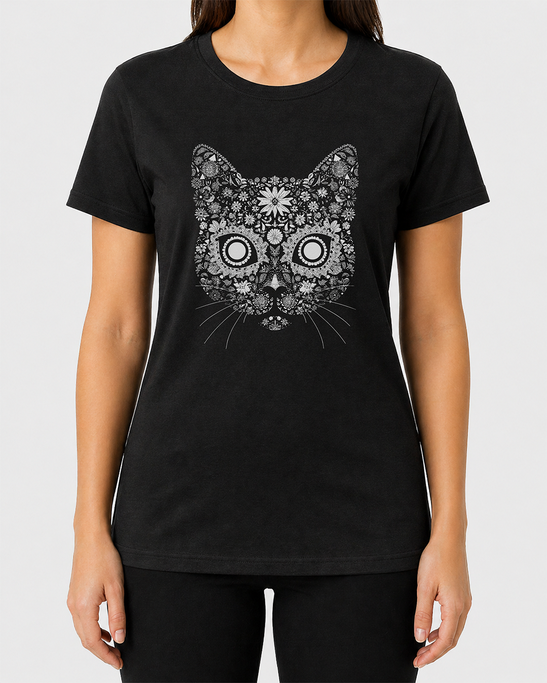 Sugar Cat Women's Cut T‑Shirt