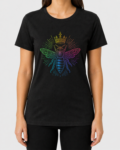 Queen Bee Rainbow Women's Cut T‑Shirt