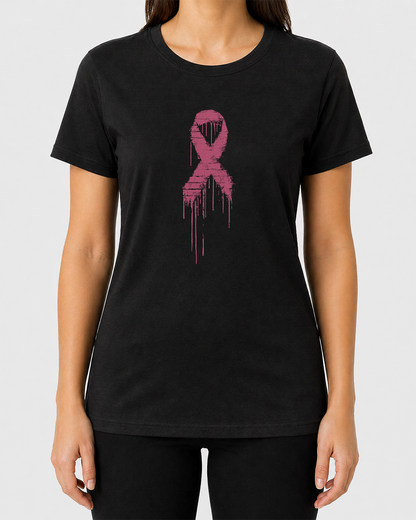 Dripping Ribbon Women's Cut T‑Shirt