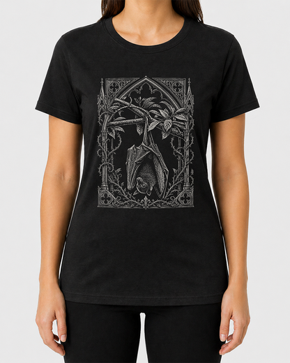 Gothic Bat Women's Cut T‑Shirt