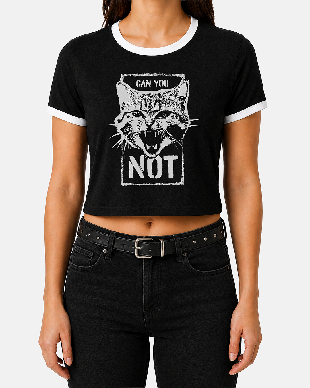 Can You NOT Women's Ringer Baby Tee