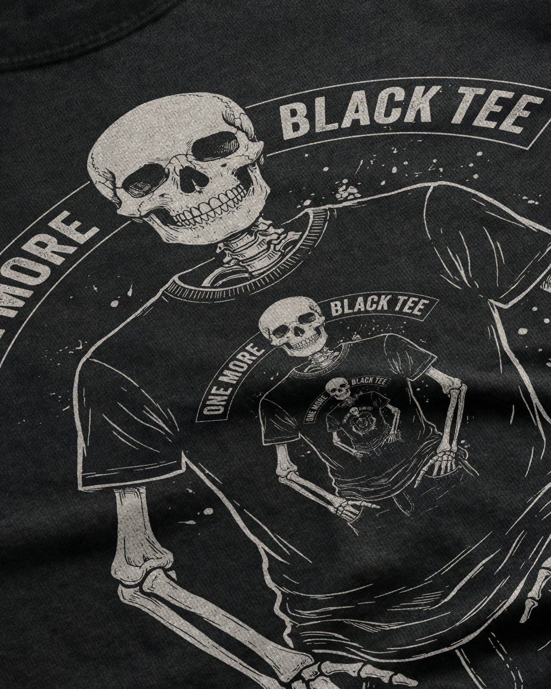One More Black Tee T-Shirt