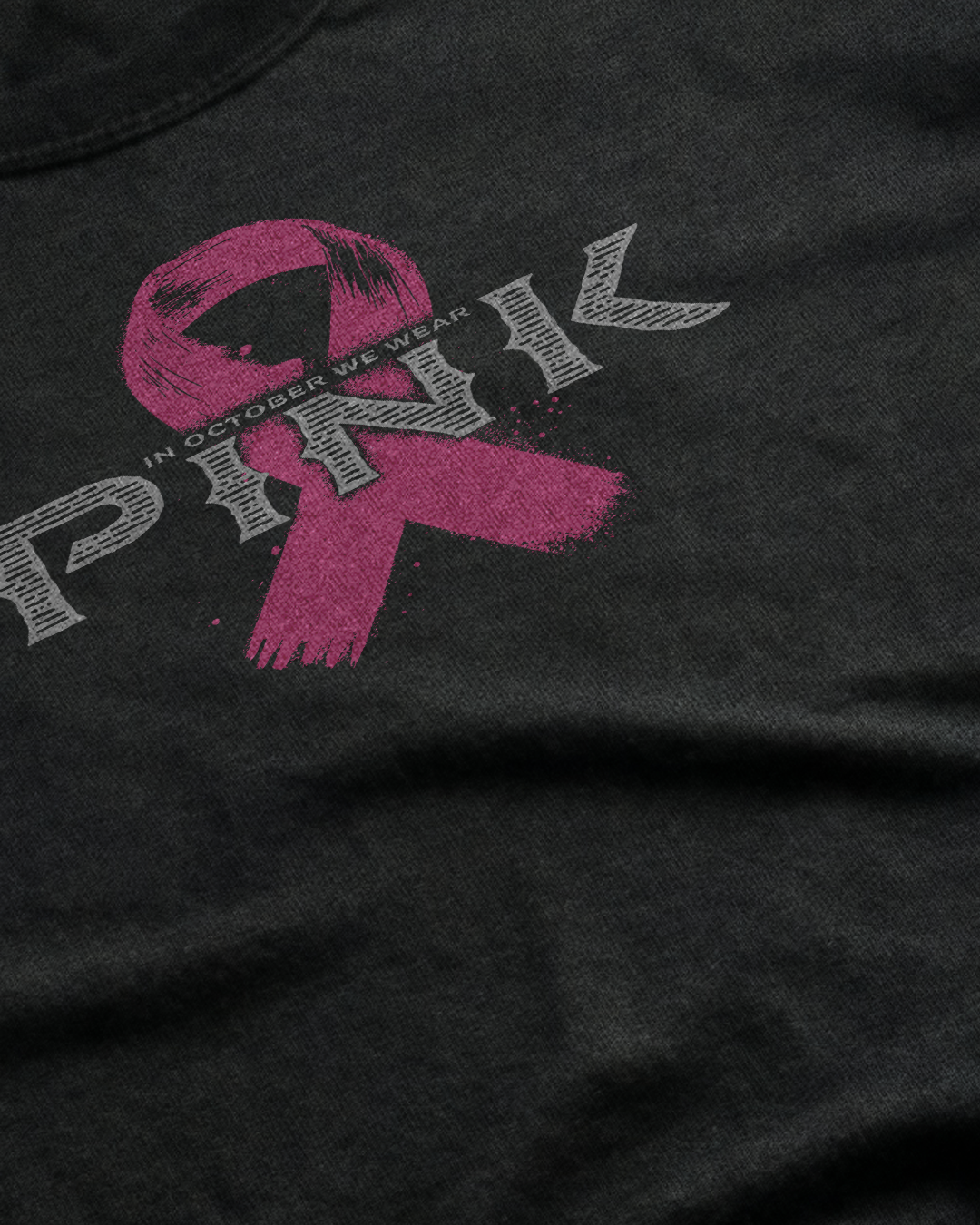 Pink October Ribbon Women's Cut T‑Shirt