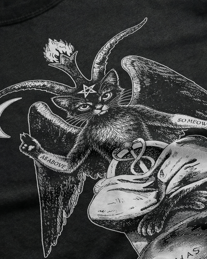 As Above, So Meow. Women's Cut T‑Shirt