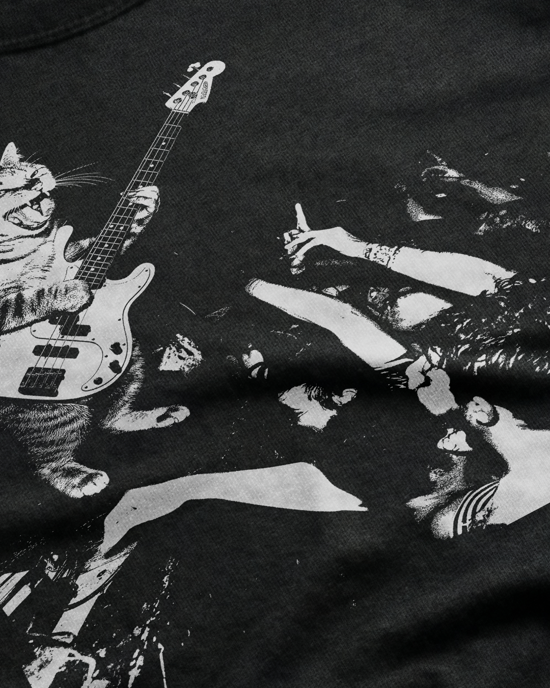 Punk Cat Women's Cut T‑Shirt