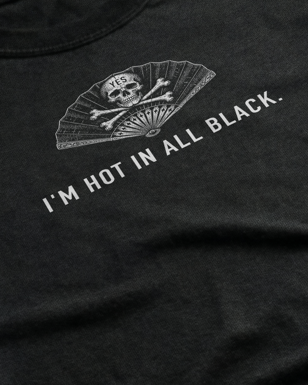 I'm Hot In All Black Women's Cut T‑Shirt