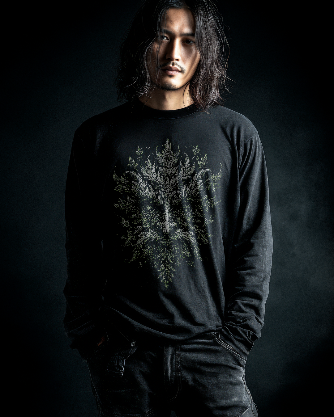 The Green Man Long Sleeve T-Shirt