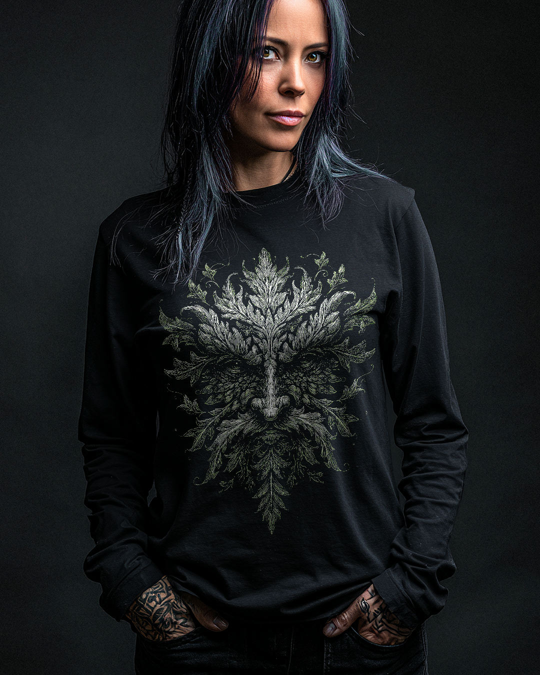 The Green Man Long Sleeve T-Shirt