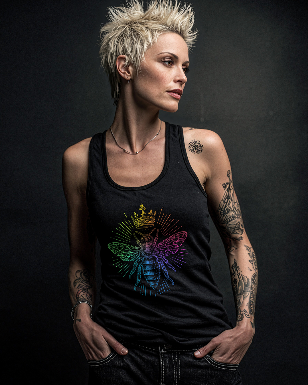 Queen Bee Rainbow Women's Tank