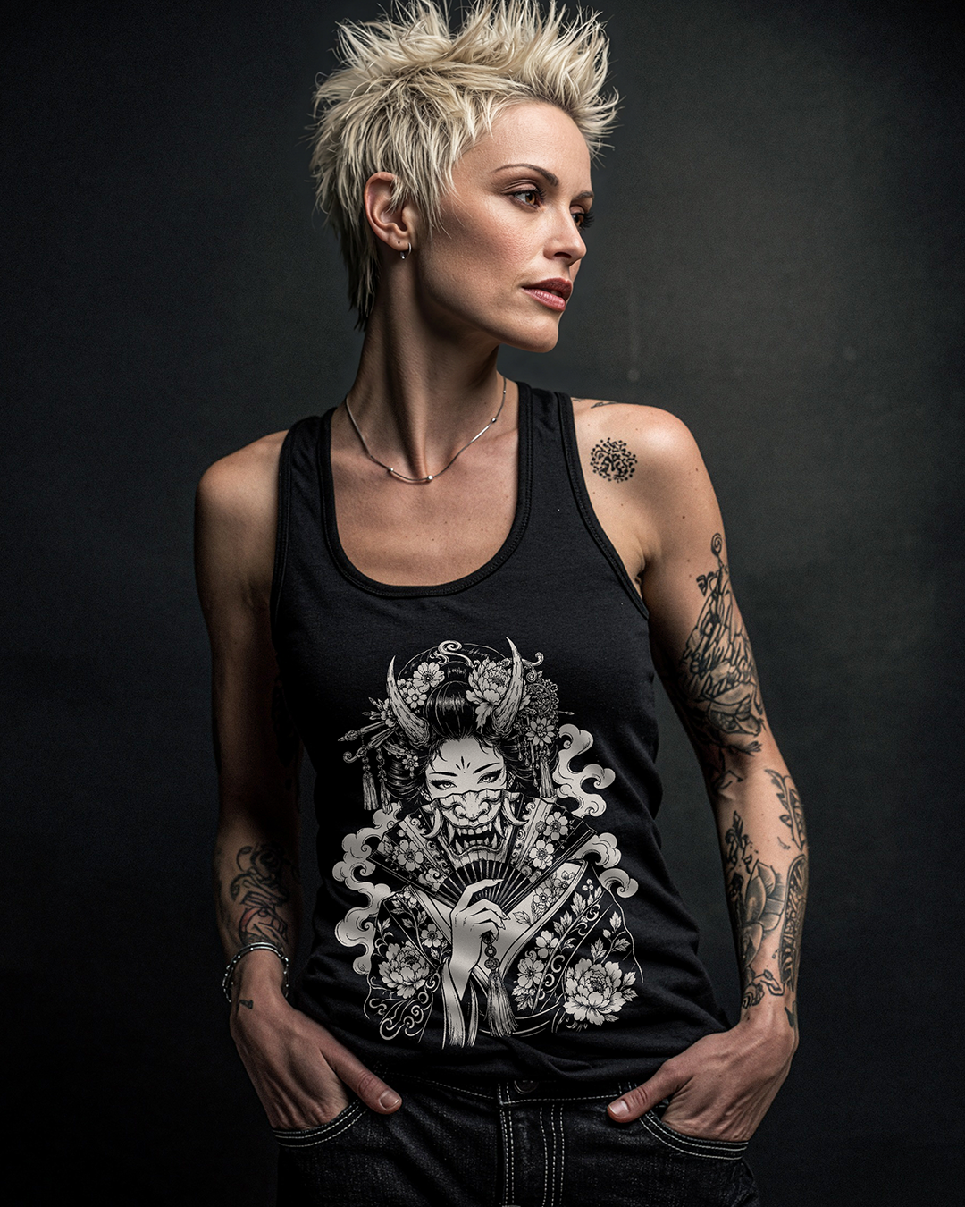 Geisha/Hannya Women's Tank