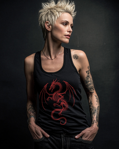 Red Death Dragon Women's Tank