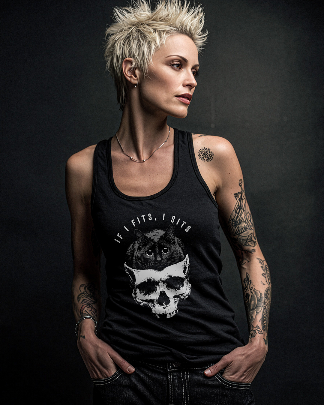 If I Fits, I Sits Women's Tank