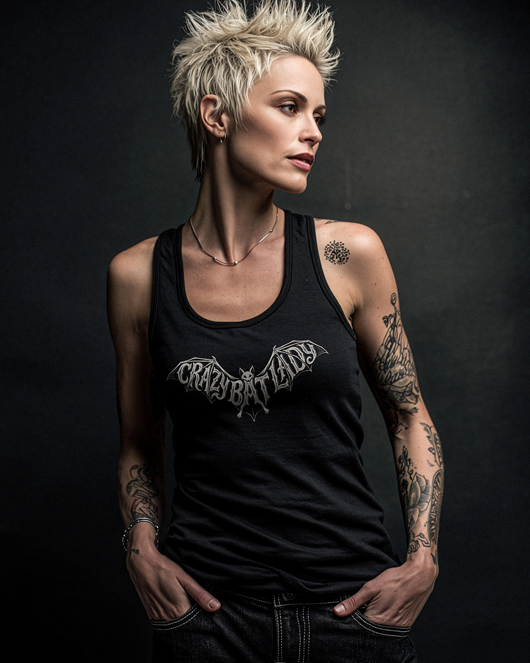 Crazy Bat Lady Women's Tank